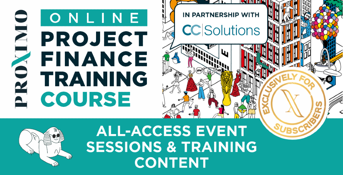 Catch up on all 2024 event content and Online project finance training